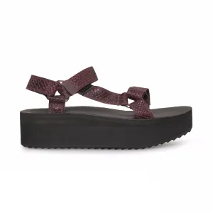 Teva Flatform Universal Everglade Mahogany Sandals