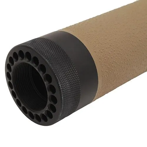 AR-15 Free Floating Overmolded Forend - Rubber Grip Area, Mid-Sized Flat Dark Earth