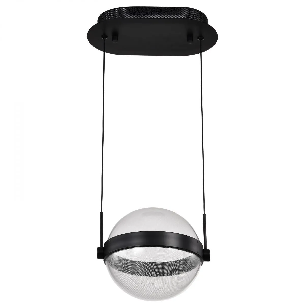 Arvada 8" LED Pendant Light, Matte Black Finish