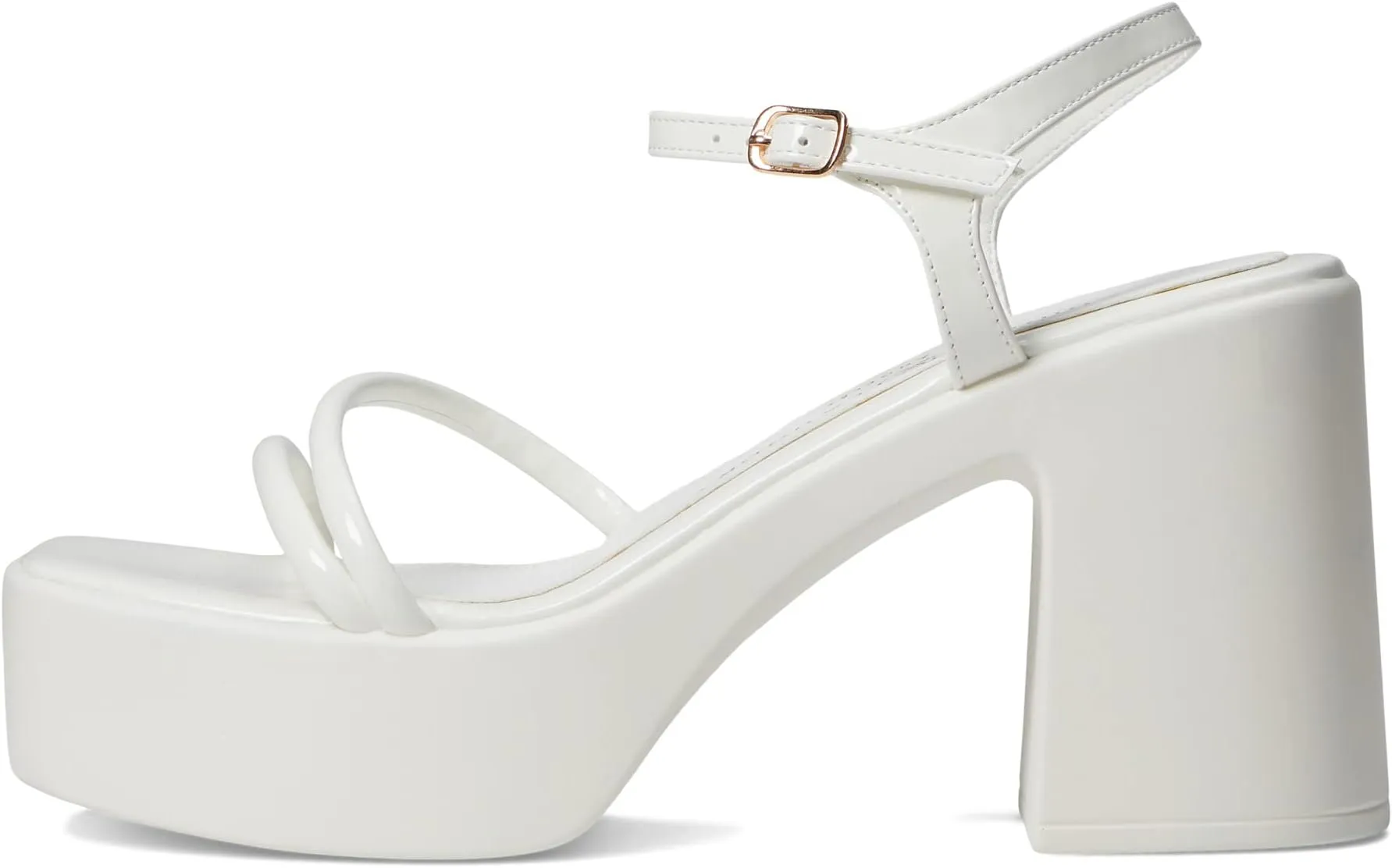 Avianna Chinese Laundry Sandals, White Patent