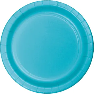 Bermuda Blue Paper Banquet Plates (24/Pkg)