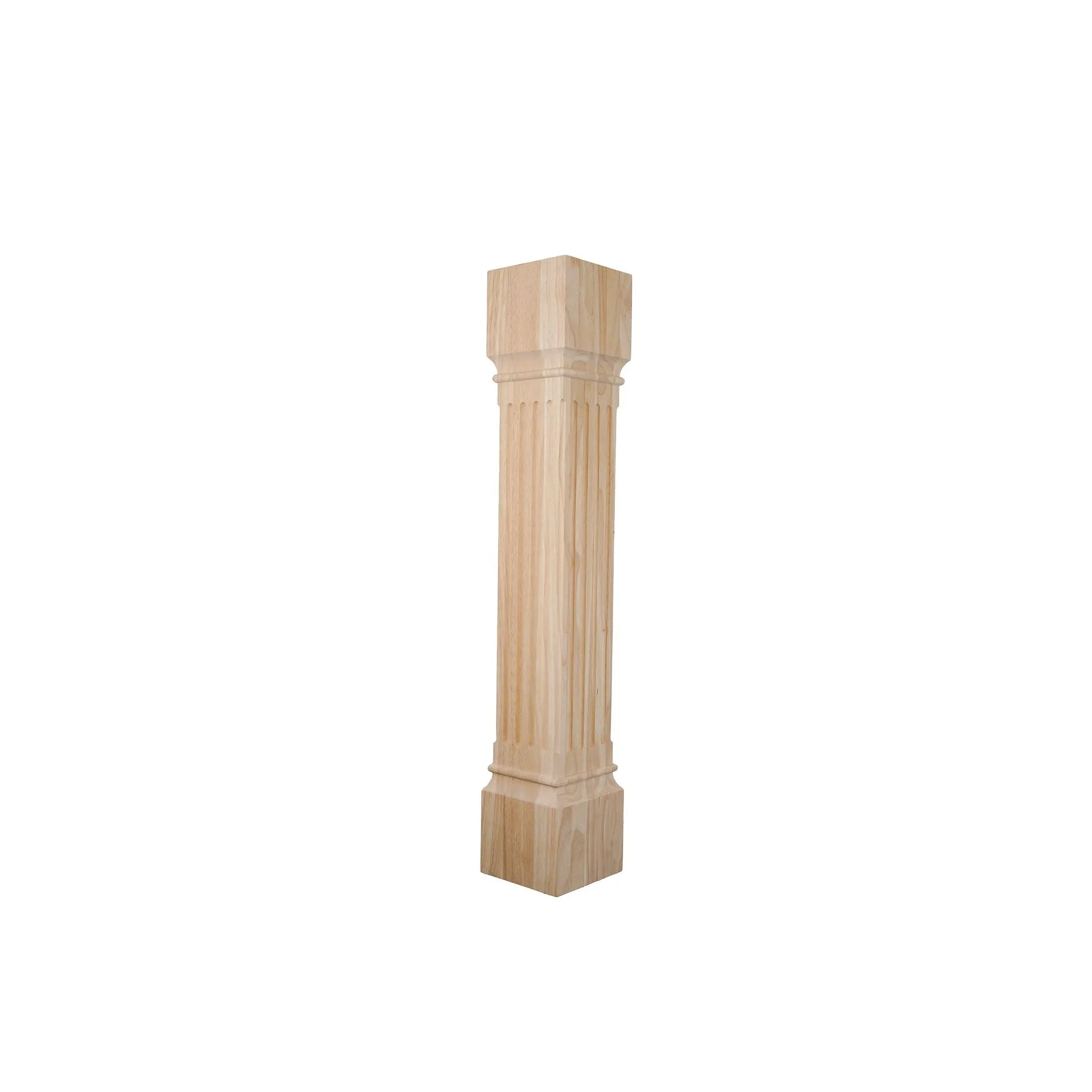 bingltd - 6" x 35.5" Fluted Kitchen Post (K007-RW-UNF)