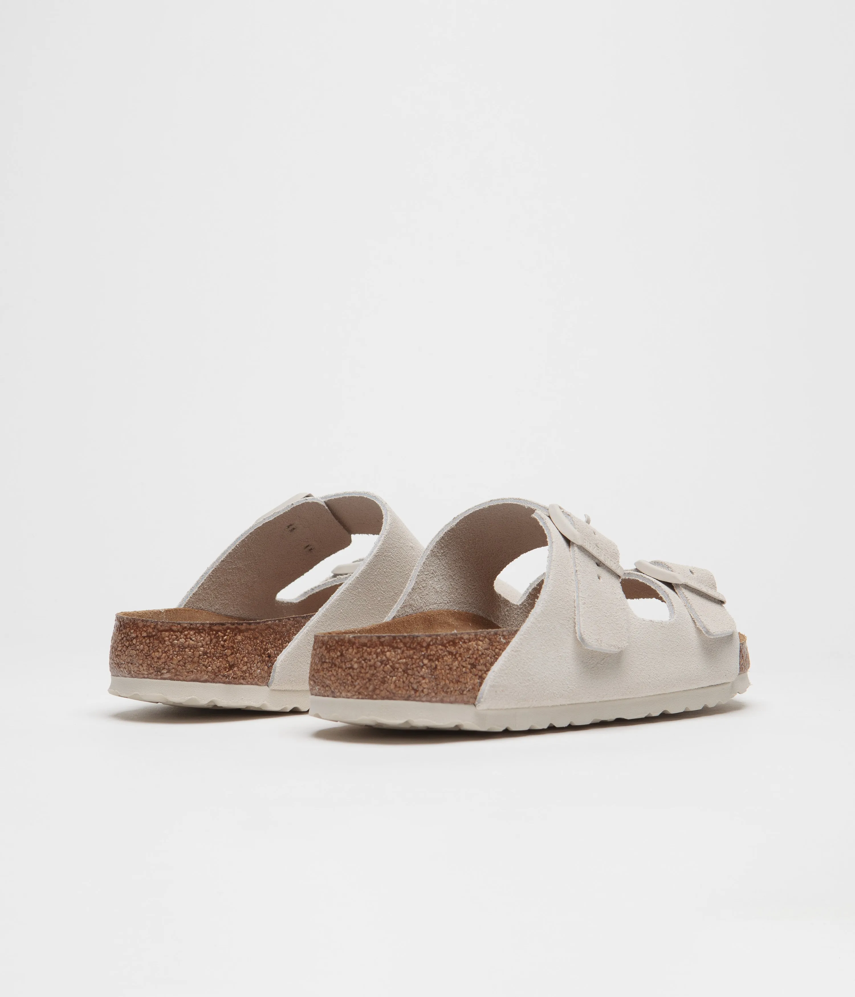 Birkenstock Arizona SFB Sandals - Antique White