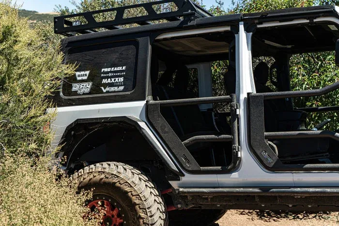 BODY ARMOR 4X4 | Jeep Wrangler JL & Gladiator JT 2018-2024 Tube Doors Rear Pair (JL-6155)