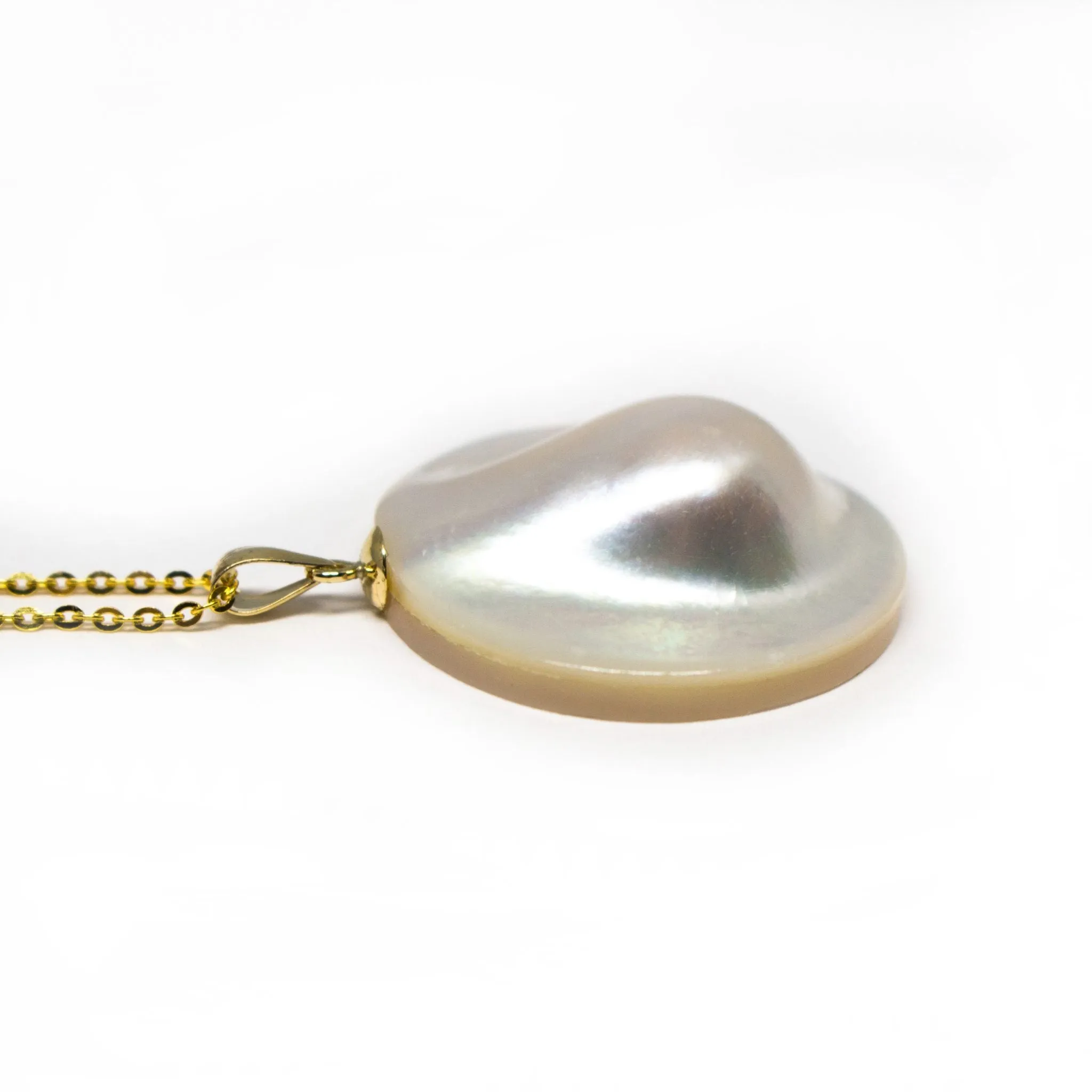 Bubble Mabe Pearl Necklace