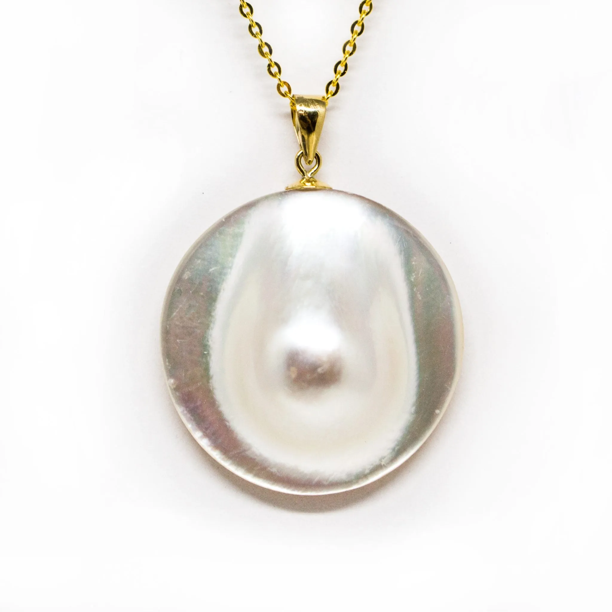 Bubble Mabe Pearl Necklace