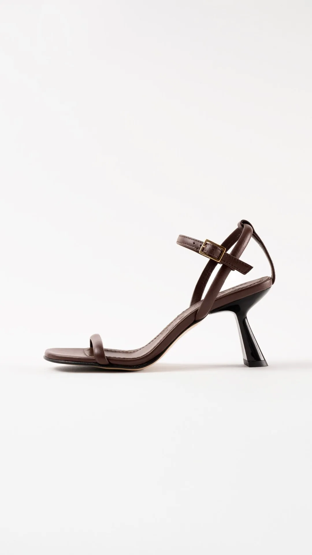 CAROLINA - Dark Brown Leather Sandals