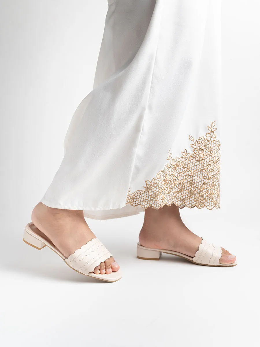 Cendana Eyelet Mule Sandals