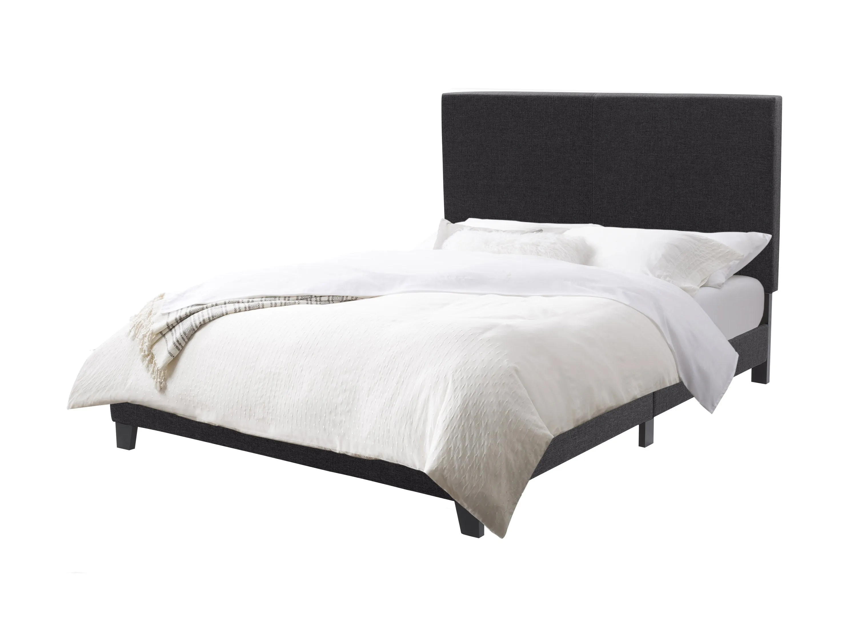 Charcoal Contemporary Double / Full Bed