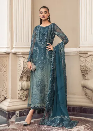 Chiffon Formals 2023 by Maria B | MPC-23-102 Teal Blue