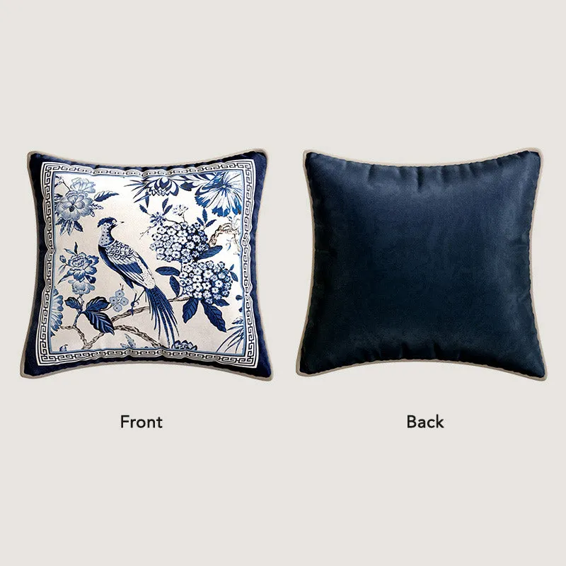 Chinese Classic Blue and White Cushion Series Butterfly/Gourd/Square Shaped Cushion Pillows Home Decor