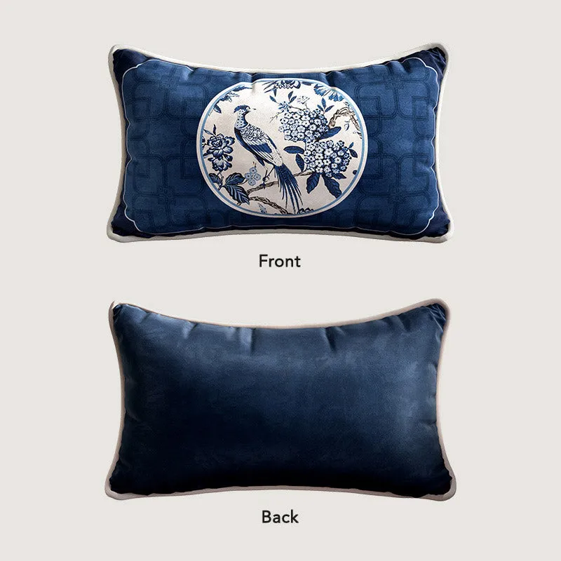 Chinese Classic Blue and White Cushion Series Butterfly/Gourd/Square Shaped Cushion Pillows Home Decor