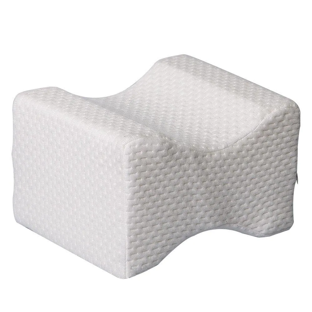 Comfort Memory Foam Knee Pillow with Adjustable and Removable