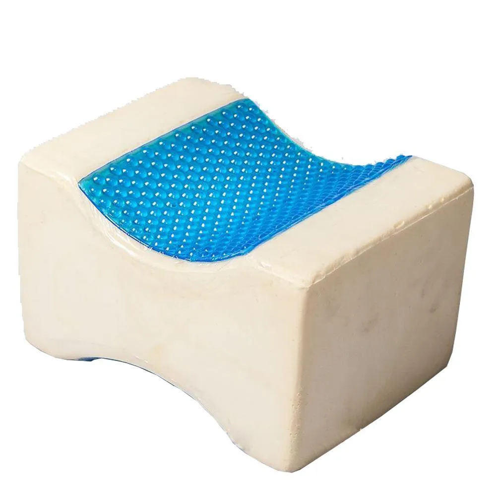 Comfort Memory Foam Knee Pillow with Adjustable and Removable