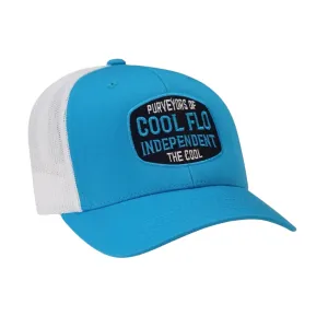 Cool Flo Independent Turquoise Two-tone Trucker Cap