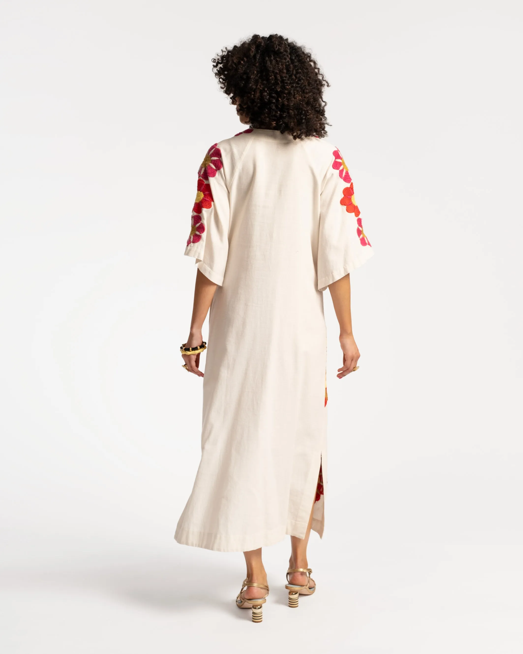 Delightful Caftan Sunrise Oyster Multi