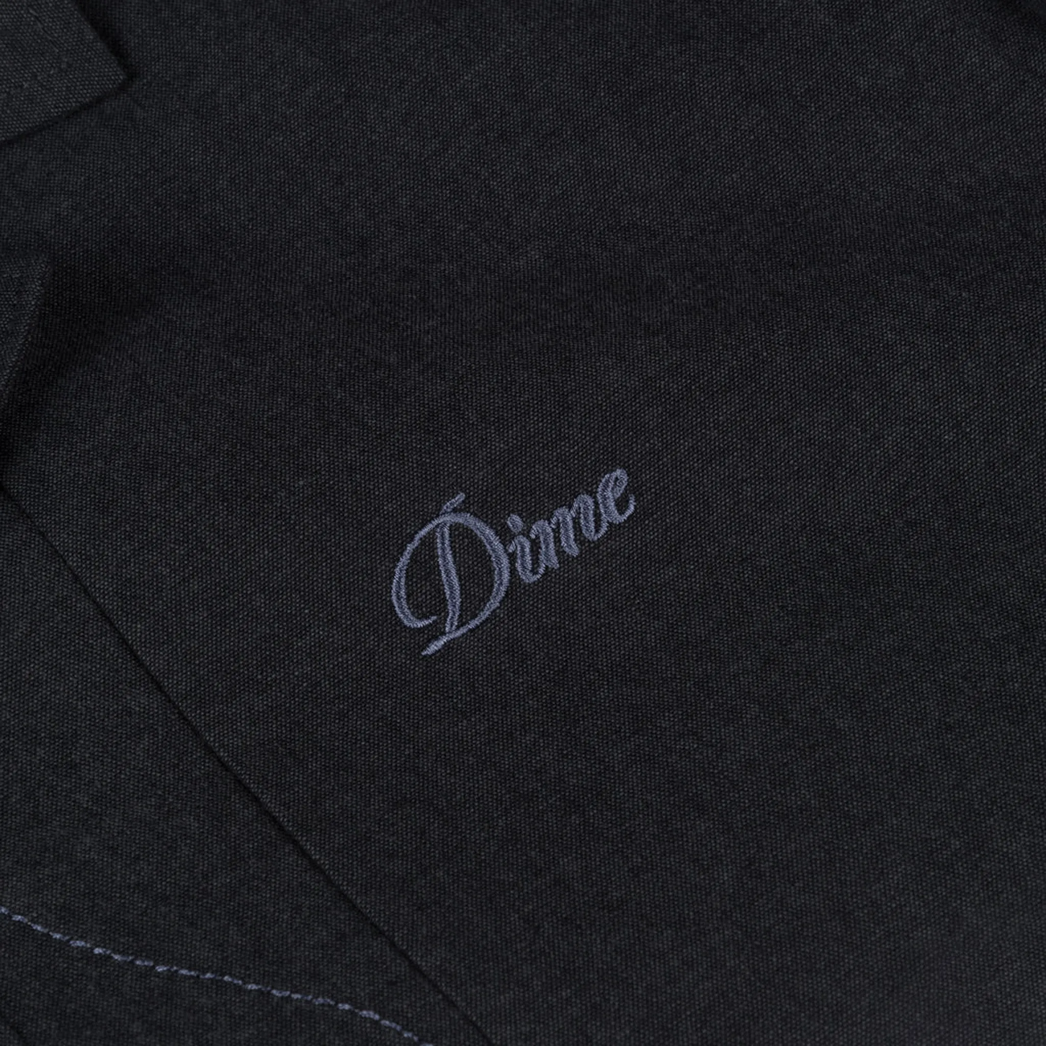 Dime Lotus Button Up SS (Vintage Black)