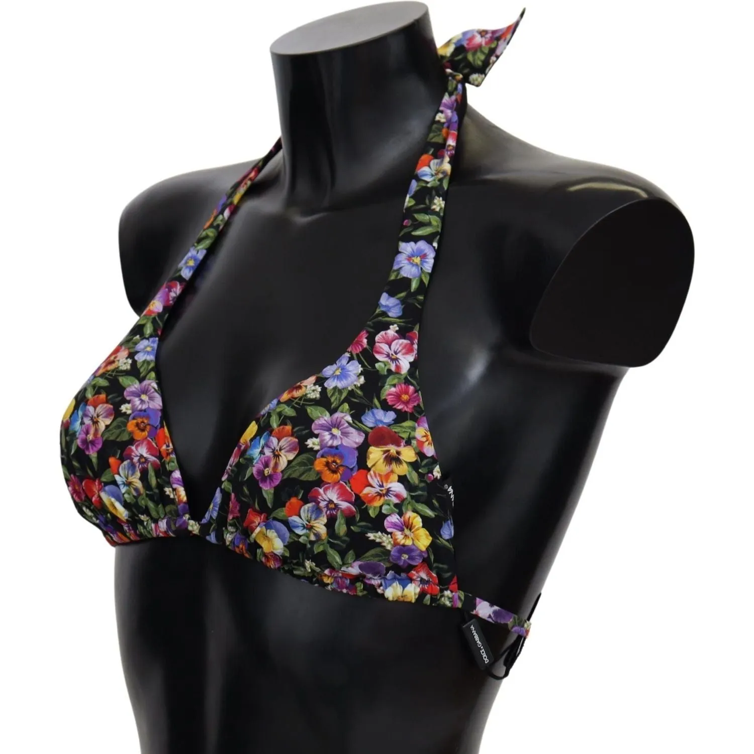 Dolce & Gabbana Chic Floral Printed Bikini Top