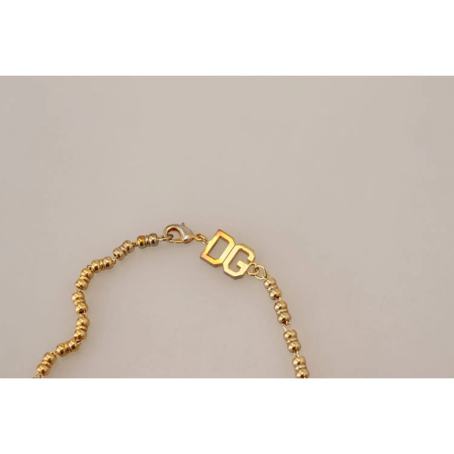 Dolce & Gabbana Elegant Gold Charm Chain Necklace