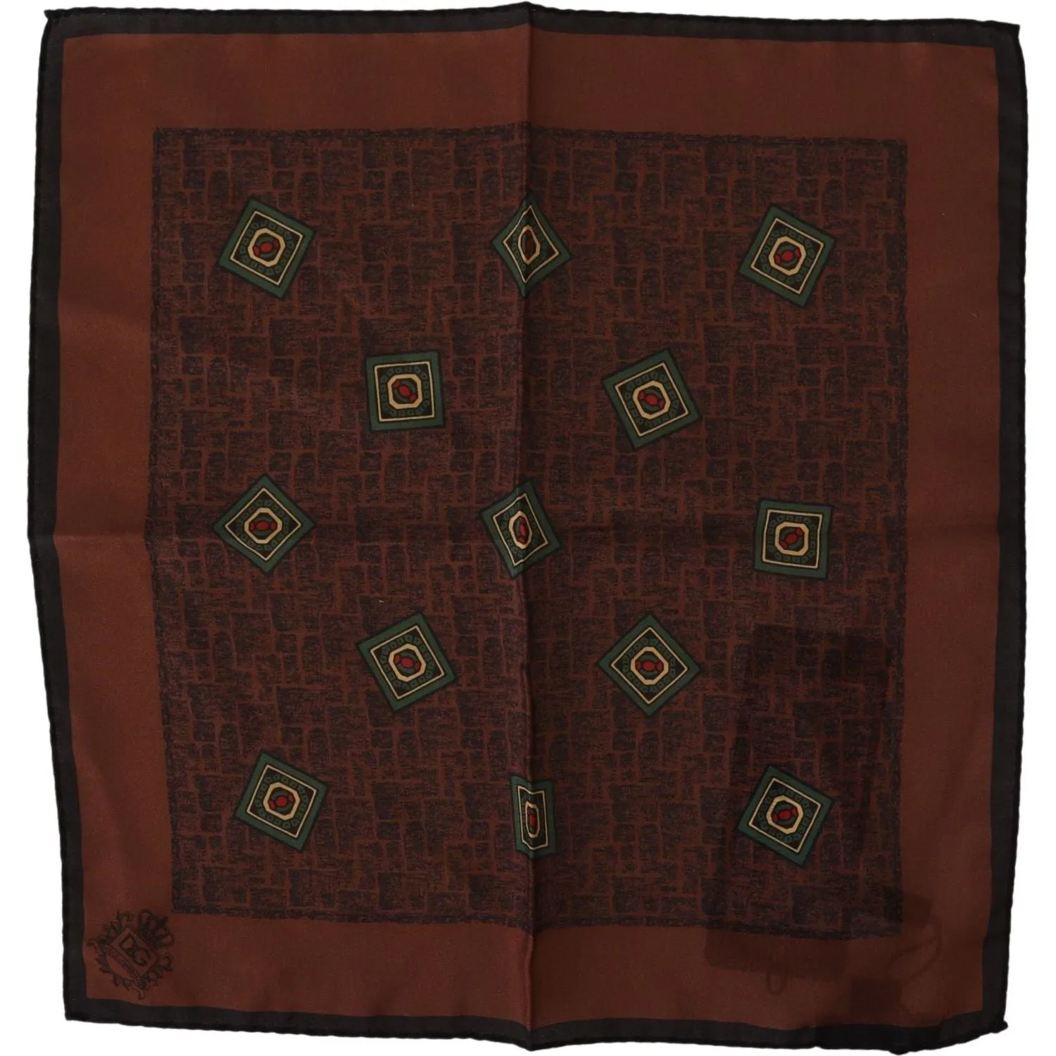 Dolce & Gabbana Elegant Silk Pocket Square Handkerchief