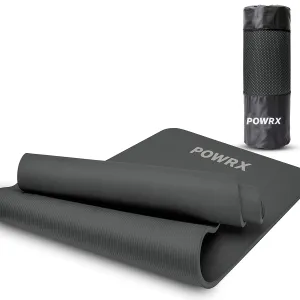 Gymnastics / Yoga Mat (Matt Black 183 X 60 X 1 Cm) 183 X 60 Cm I Thickness 1 Cm