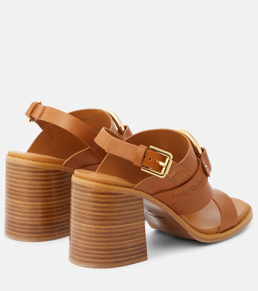 Hana See By Chloé leather sandals, brown