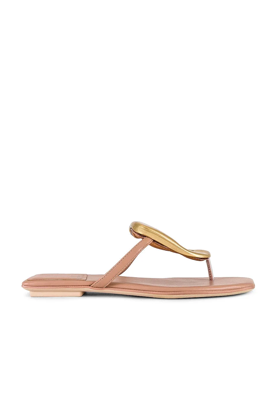 Jeffrey Campbell Linques-2 Sandals in Natural Gold