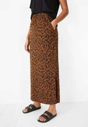 Jorja Printed Jersey Maxi Skirt