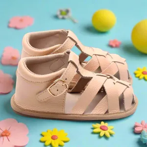 Peach Closed Toe Sandal