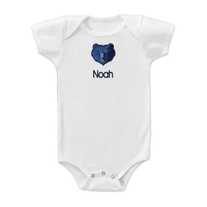 Personalized Memphis Grizzlies Bodysuit