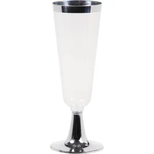 Plastic Champagne Flutes 5.5oz.