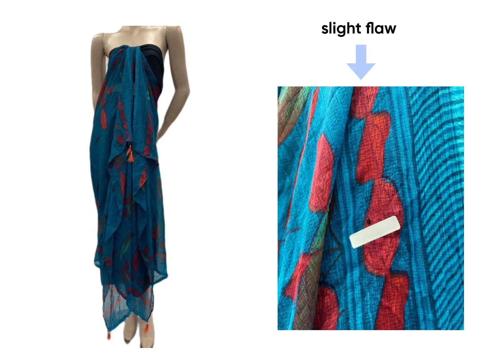 Printed Chiffon Sarong - 07