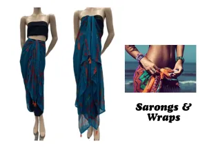 Printed Chiffon Sarong - 07