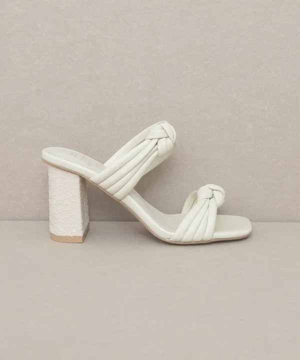 Raquel Strappy Knot Heel