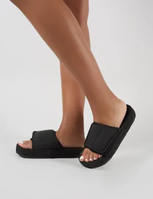 Revel Sliders in Black