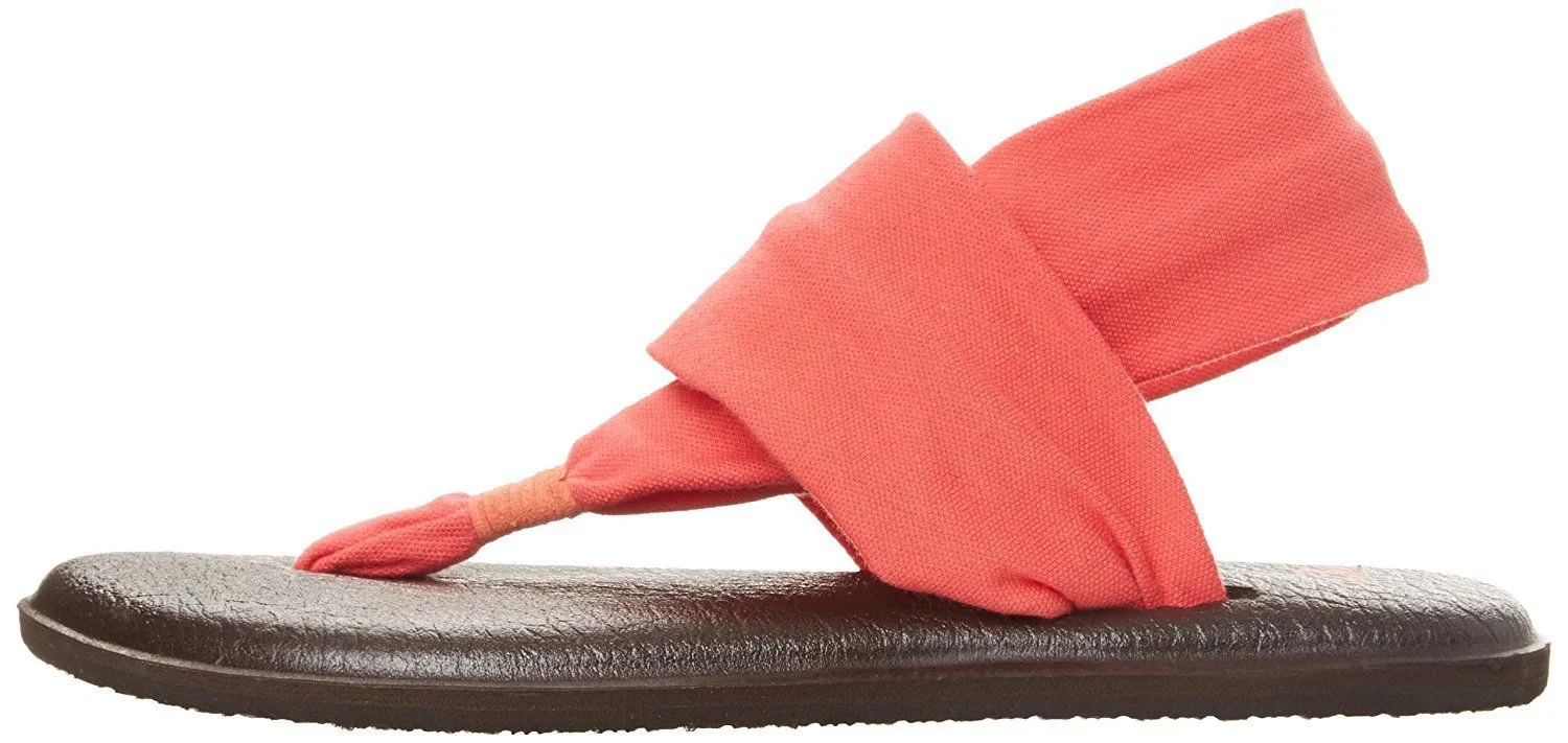 Sanuk Yoga Sling 2 Coral Sandals