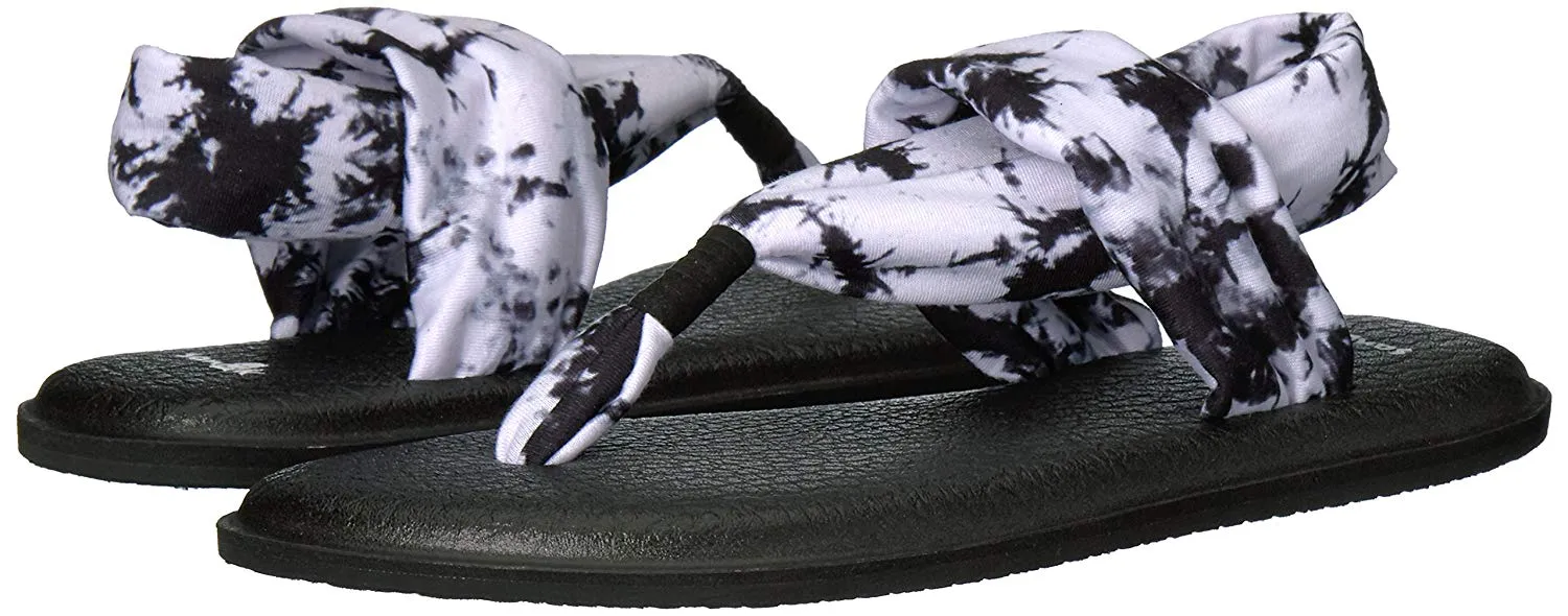 Sanuk Yoga Sling 2 Vintage Black Tye Dye Sandals - Women's