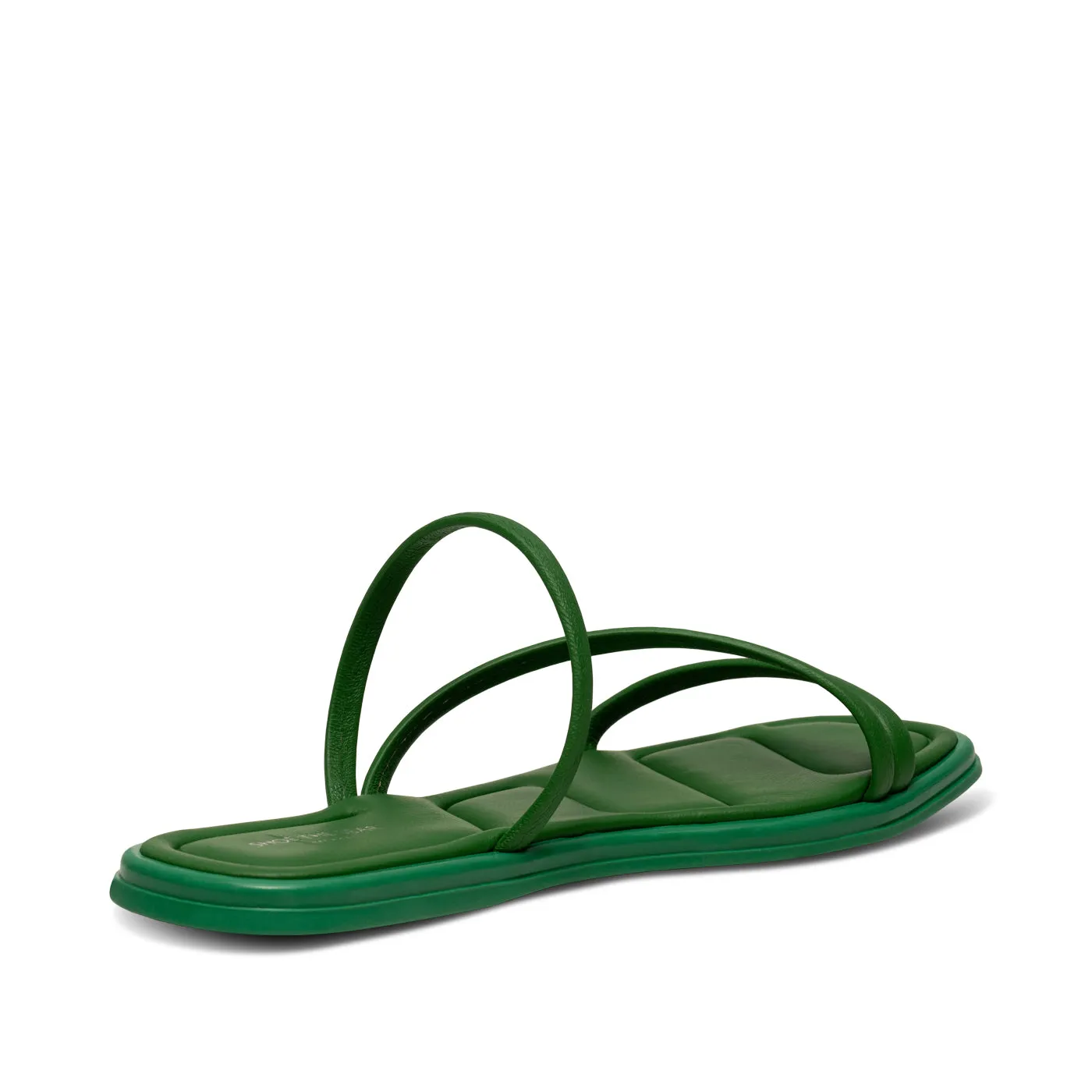 Selena strap sandal leather - GREEN