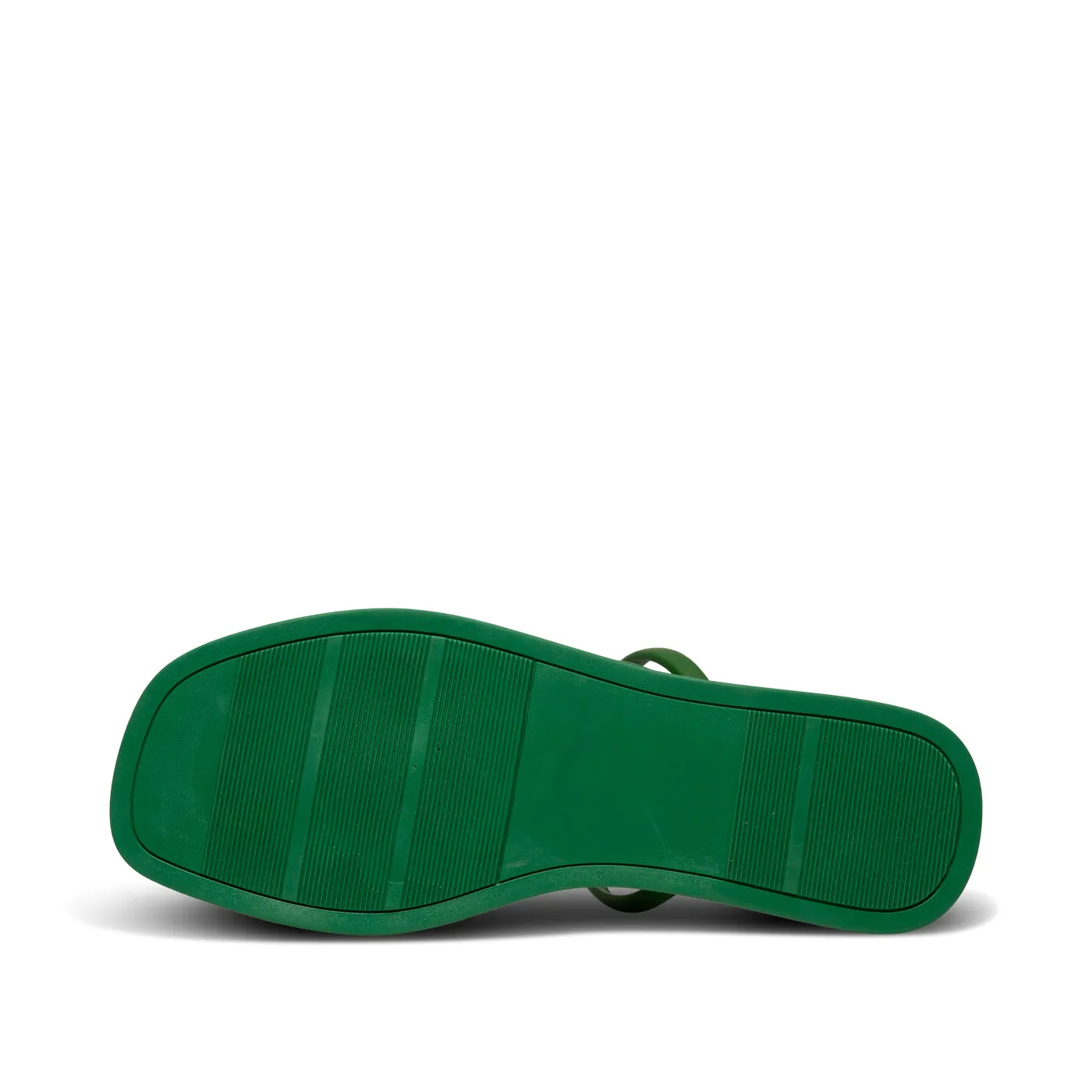 Selena strap sandal leather - GREEN