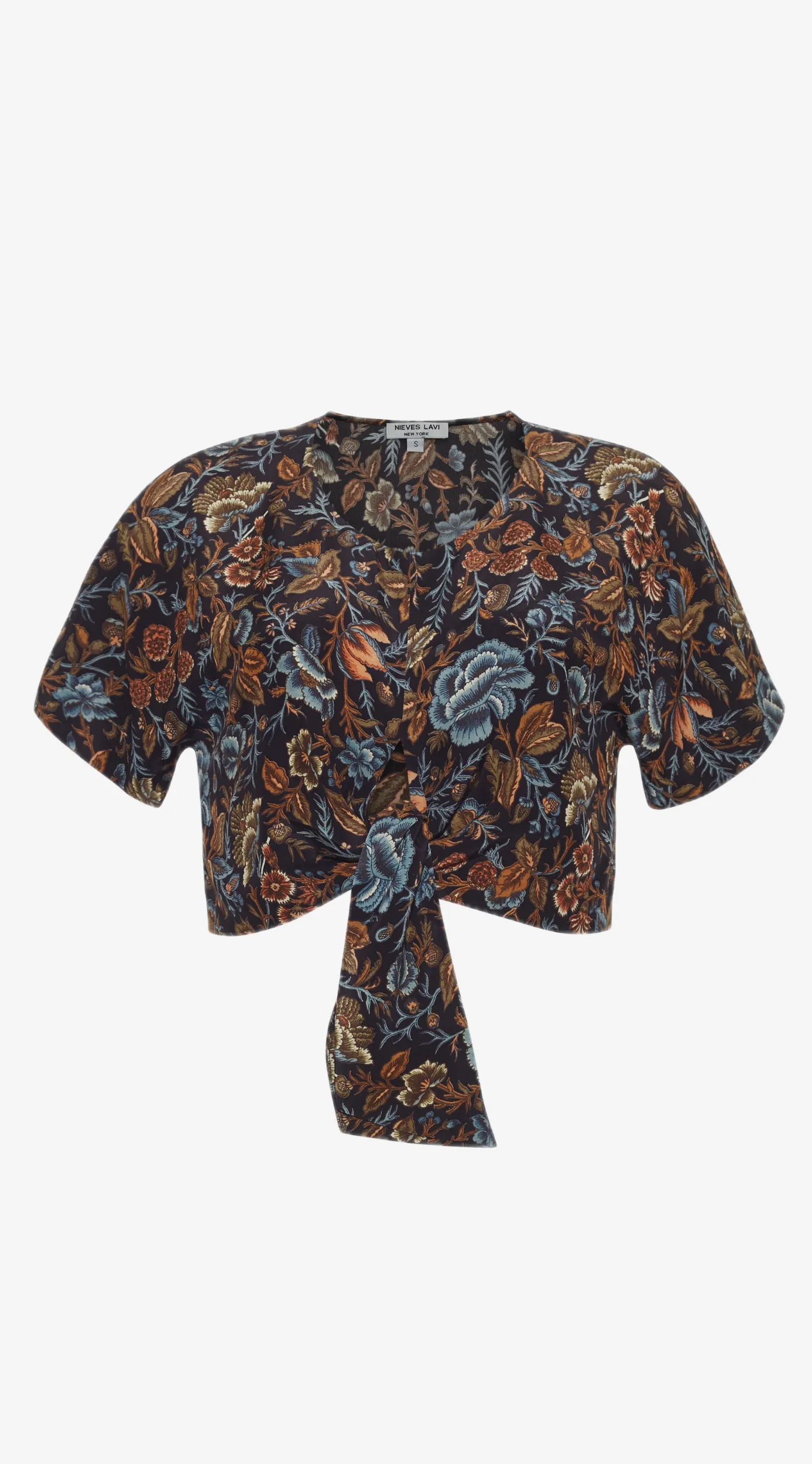 Silk Tie Blouse | Layla