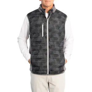 Sunderland Anton Padded Stretch Panel Performance Golf Gilet - Black Camo