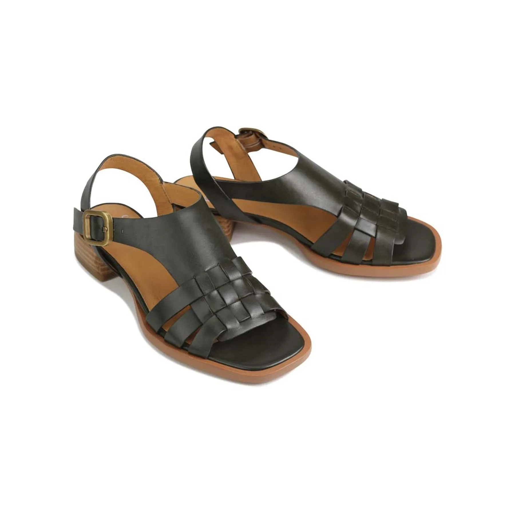 TERRI ANKLE STRAP SANDALS LEATHER