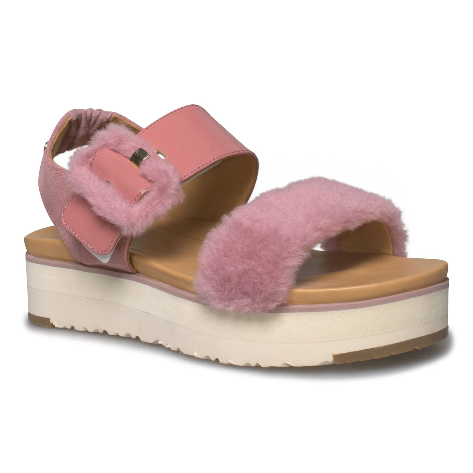 UGG Le Fluff Pink Dawn Sandals - Women's