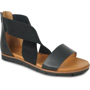 VANGELO Women Sandal LONDON-2 Flat Sandal Black