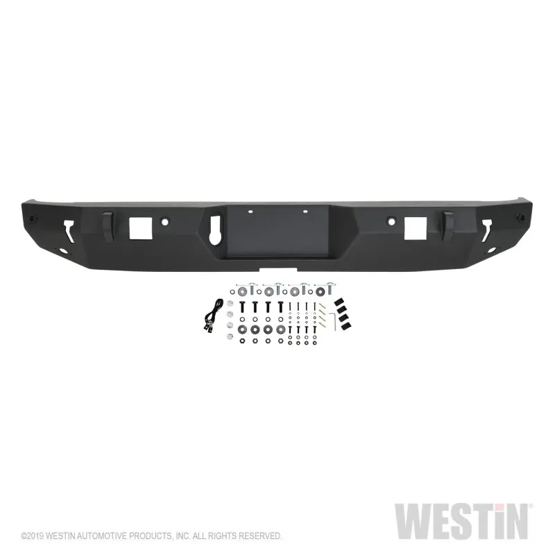 Westin 2020 Jeep Gladiator w/Sensors WJ2 Rear Bumper w/Sensor - Textured Black