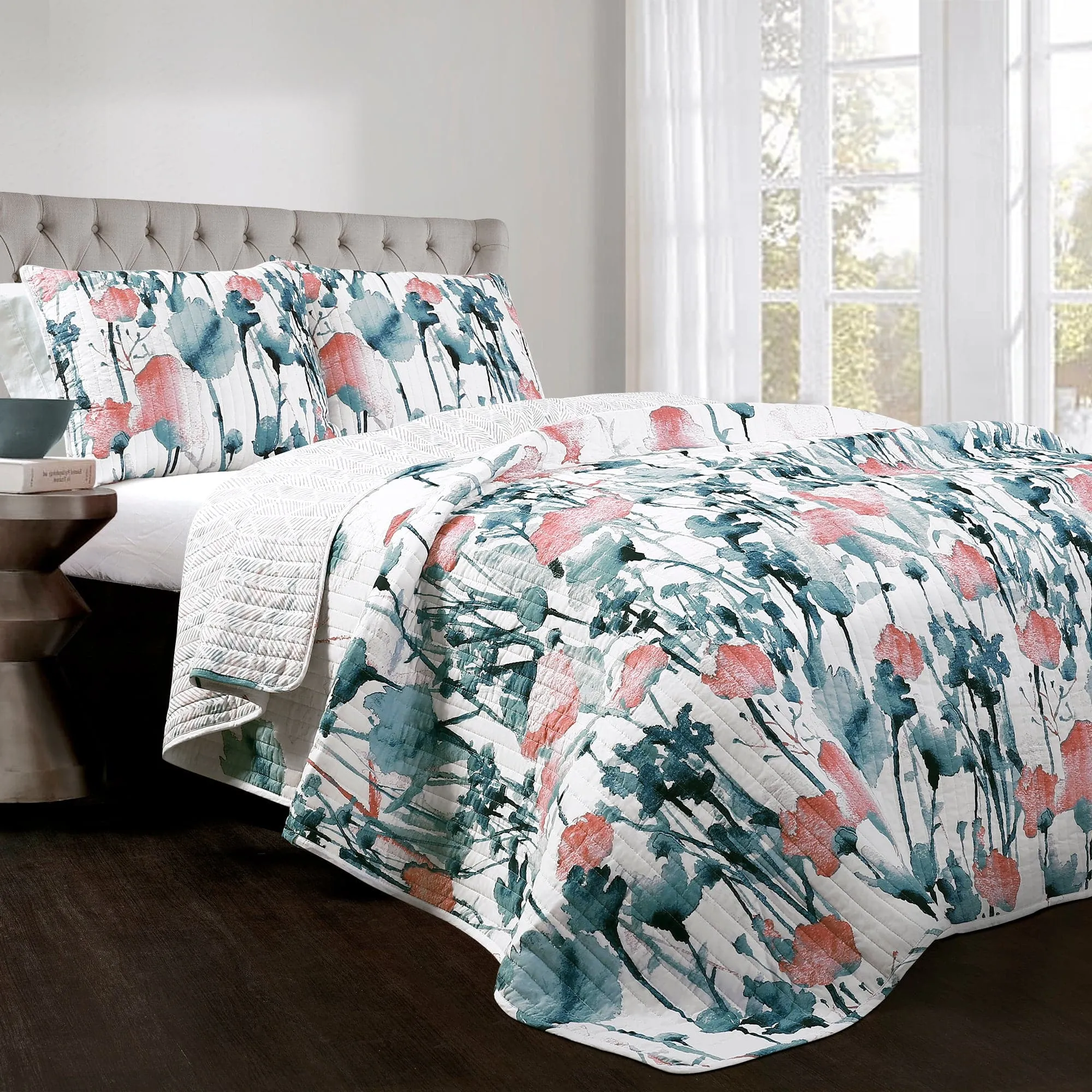 Zuri Flora Quilt 3 Piece Set